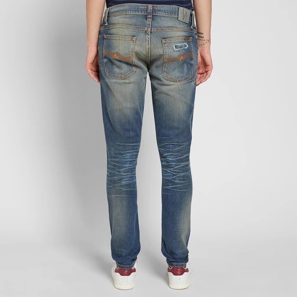 Nudie Tight Terry Jeans in Martin Replica 3 - Picture 3 of 9